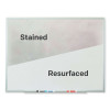 Dry Erase Surface, Laminate Film, 96" x 7 Mil x 48", White