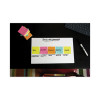 Dry Erase Sheets, Laminate Film Surface, 7" x 11.3", White, 3/Pack
