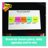 Dry Erase Sheets, Laminate Film Surface, 7" x 11.3", White, 3/Pack