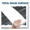 Porcelain Dry Erase Boards, 72" x 48", White Surface, Satin Aluminum Frame