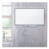 Porcelain Dry Erase Boards, 72" x 48", White Surface, Satin Aluminum Frame