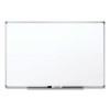 Porcelain Dry Erase Boards, 72" x 48", White Surface, Satin Aluminum Frame