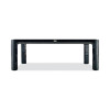 Adjustable Monitor Stand, 16" X 12" X 1.75" To 5.5", Black, Supports 20 Lbs