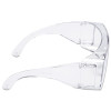 Tour-Guard V Protective Eyewear, Frameless Otg, Clear Single Lens, 100/Carton