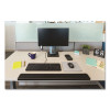 Gel Wrist Rest For Standing Desks, 30.13 x 3.25, Black
