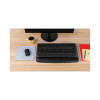 Antimicrobial Gel Keyboard Wrist Rest Platform, 19.6 x 10.6, Black/Gray