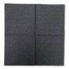 Morsoft Beverage Napkins, 2-Ply, 9 x 9.5, Black, 1,000/Carton