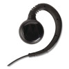 Swivel Monaural Over The Ear Earpiece With In-Line Microphone And Push-To-Talk, Black