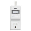 Surge Protector, 6 Ac Outlets, 8 Ft Cord, 900 J, White
