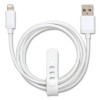 Braided Apple Lightning Cable To Usb-A Cable, 6 Ft, White