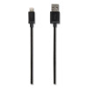 Braided Apple Lightning Cable To Usb-A Cable, 4 Ft, Black
