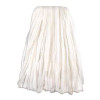 Edge Non-Woven Wet Mop Head, Rayon, #16, 1.5" Headband, White