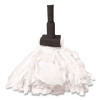 Edge Non-Woven Wet Mop Head, Rayon, #16, 1.5" Headband, White