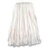 Edge Non-Woven Wet Mop Head, Rayon, #16, 1.5" Headband, White