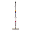 Advantage+ Bucketless Mop, 16" Frame, White/Silver Metal Handle