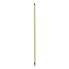Broom Handle With Nylon Thread, Fiberglass, 60", Yellow