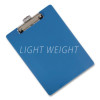 Recycled Plastic Clipboard, Holds 8.5 x 11 Sheets, Blue