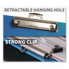 Recycled Plastic Clipboard, Holds 8.5 x 11 Sheets, Blue