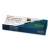 Self-Adhesive Two-Prong Folder Fastener Bases, 2" Capacity, 2.75" Center To Center, Brown, 100/Box