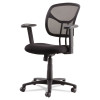 Swivel/Tilt Mesh Task Chair With Adjustable Arms, Supports Up To 250 Lb, 17.72" To 22.24" Seat Height, Black