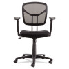 Swivel/Tilt Mesh Task Chair With Adjustable Arms, Supports Up To 250 Lb, 17.72" To 22.24" Seat Height, Black