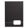 Monogram Executive Twin Pocket Folders, Accommodates (80) 11 x 8.5 Sheets, Black/Gold, 4/Pack