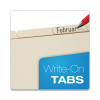 Write-On Tab Dividers, 5-Tab, 11 X 8.5, Manila, 20 Sets