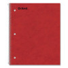 One-Subject Notebook, Medium/College Rule, Assorted Cover Colors, (100) 11 x 9 Sheets, 6/Pack