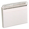 Spiral Index Cards, Ruled, 3 X 5, White, 50/Pack