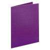 Metallic Laminated Twin Pocket Folders, Accommodates (100) 11 x 8.5 Sheets, Purple, 25/Box