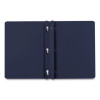 Title Panel And Border Front Report Cover, Three-Prong Fastener, 0.5" Capacity, Dark Blue/Dark Blue, 25/Box