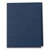 Double Stuff Heavy-Duty Opaque Polypropylene Twin-Pocket Folder, Accommodates (200) 11 x 8.5 Sheets, Navy