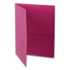 Twin-Pocket Folder, Accommodates (100) 11 x 8.5 Sheets, Burgundy, 25/Box