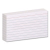 Heavyweight Ruled Index Cards, 3 X 5, White, 100/Pack