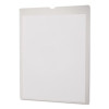 Utili-Jac Heavy-Duty Clear Plastic Envelope, Letter Size, 8.5 x 11, Clear, 50/Box