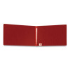 Pressguard Report Cover With Reinforced Top Hinge, Two-Prong Metal Fastener, 2" Capacity, 8.5 X 11, Red/Red