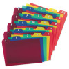 Durable Poly A-Z Card Guides, 1/5-Cut Top Tab, A To Z, 4 X 6, Assorted Colors, 25/Set