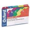 Durable Poly A-Z Card Guides, 1/5-Cut Top Tab, A To Z, 5 X 8, Assorted Colors, 25/Set