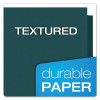 Earthwise By Oxford 100% Recycled Paper Twin-Pocket Portfolio, 100-Sheet Capacity, 11 X 8.5, Blue, 25/Box