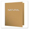 Earthwise By Oxford 100% Recycled Twin-Pocket Folder, Accommodates (100) 11 x 8.5 Sheets, Natural, 25/Box
