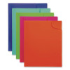 Divide It Up Four-Pocket Poly Folder, Accommodates (110) 11 x 8.5 Sheets, Randomly Assorted Colors