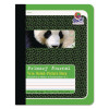 Primary Picture Story Book, D'Nealian K, Zaner-Bloser 1, Manuscript Rule (5/8"), Green/Black Cover, (100) 9.75 x 7.5 Sheets