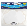 Self Stick Dry Erase Clouds, Laminated Foam Surface, 7" x 10", White, 10/Pack