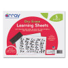 Gowrite! Dry Erase Learning Boards, 8.25" x 11", White Surface, 5/Pack