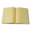 Dual Ruled Composition Book, Left: Quad Rule (4 Sq/In), Right: Wide/Legal Rule (3/8"), Yellow Cover, (100) 9.75 x 7.5 Sheets