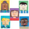 Tru-Ray Construction Paper, 70 Lb Text Weight, 12 x 18, Assorted Skin Tone Colors, 50/Pack
