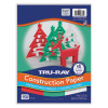 Tru-Ray Construction Paper, 70 Lb Text Weight, 9 x 12, Assorted Holiday Colors, 150/Pack