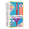 Point Guard Flair Felt Tip Porous Point Pen, Stick, Bold 1.4 Mm, Red Ink, Red Barrel, 36/Box