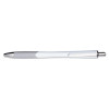 Inkjoy 700 Rt Ballpoint Pen, Retractable, Medium 1 Mm, Black Ink, White/Gray Barrel, Dozen