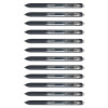 Inkjoy Gel Pen, Retractable, Fine 0.5 Mm, Black Ink, Black Barrel, Dozen